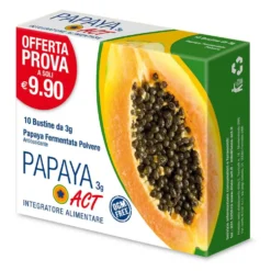 Linea Act Papaya Act Fermentata Integratore Alimentare, 10 Bustine