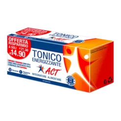 Linea ACT Tonico Energizzante Act Integratore Alimentare, 12 Flaconcini