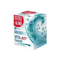 Linea Act Vita Act Total B - Integratore di vitamine B per ridurre la stanchezza, 40 compresse
