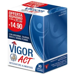 Linea Act Vita Act Vigor Act Integratore Alimentare, 30 compresse