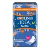 Lines Idea - Notte Assorbente Extralungo con Ali ripiegate, 14 assorbenti