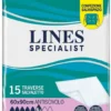 Lines Specialist Classic Traverse assorbenti per l'incontinenza 60x90 cm, 15 traverse