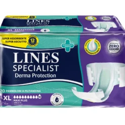 Lines Specialist Derma Maxi XL - Pannolone a mutandina per incontinenza grave, 20 pannoloni