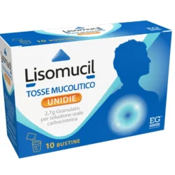 Lisomucil Tosse Muc Unid Unidie Mucolitico 2,7g Granulato per Soluzione Orale Carbocisteina, 10 Bustine