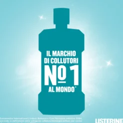 Listerine Cool Mint Gusto Delicato - Collutorio senza alcol antibatterico e antiplacca, 500 ml