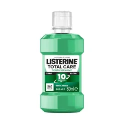Listerine Total Care Denti e Gengive - Collutorio senza alcol per un'igiene orale completa, 80 ml