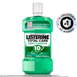 Listerine Total Care Denti e Gengive - Collutorio per la protezione di denti e gengive, 500 ml