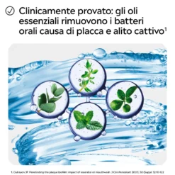 Listerine Total Care Tartar Protect Collutorio Gusto Menta Artica al Fluoro 10 Benefici in 1 Pulizia Denti Tartaro Accurata Protezione Completa, 500ml