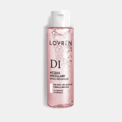 Lovren D1 Acqua micellare Detergente e struccante lenitivo per il viso e la pelle sensibile, 100 ml