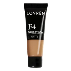 Lovrén Make Up - F4 Fondotinta con Acido Ialuronico Tan, 25ml