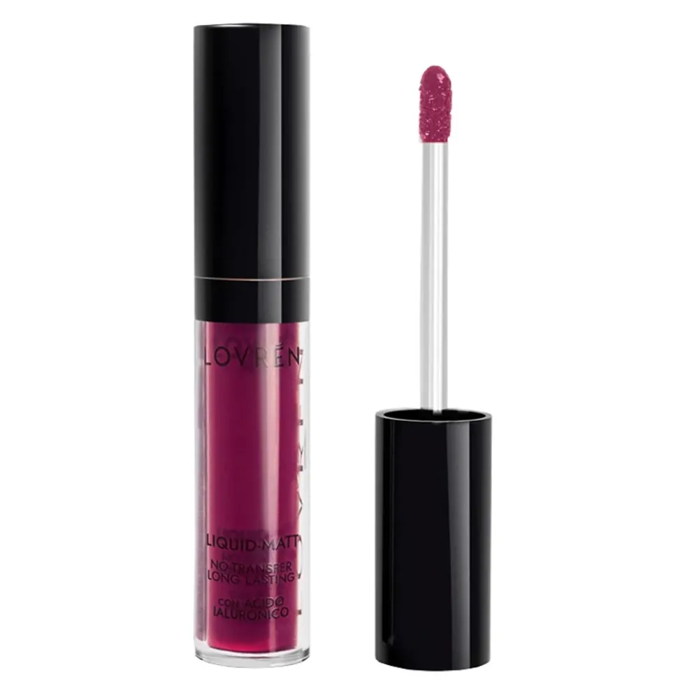 Lovrén Make Up - R6 Rossetto Liquid Matt Porpora, 3,5ml