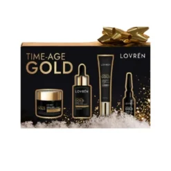 Lovrén Time-Age Gold - Cofanetto Lift Plumping Effect Crema Viso 30ml + Siero Viso 30ml + Filler 5ml + Contorno Occhi 15ml