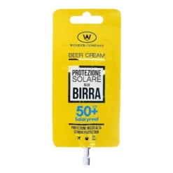 LR Wonder Crema alla birra - Crema solare con SPF 50+ per il viso e il corpo, bustina da 15 ml