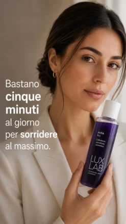 LuxLab Aura N.2 - Collutorio correttore cromatico per un effetto sbiancante, 100 ml