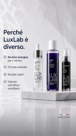 LuxLab Booster N.3 - Siero dentale per la correzione cromatica, 30 ml