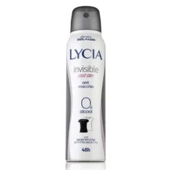 Lycia Invisible Fast Dry - Spray Anti Macchie Effetto Asciutto 48H, 150ml
