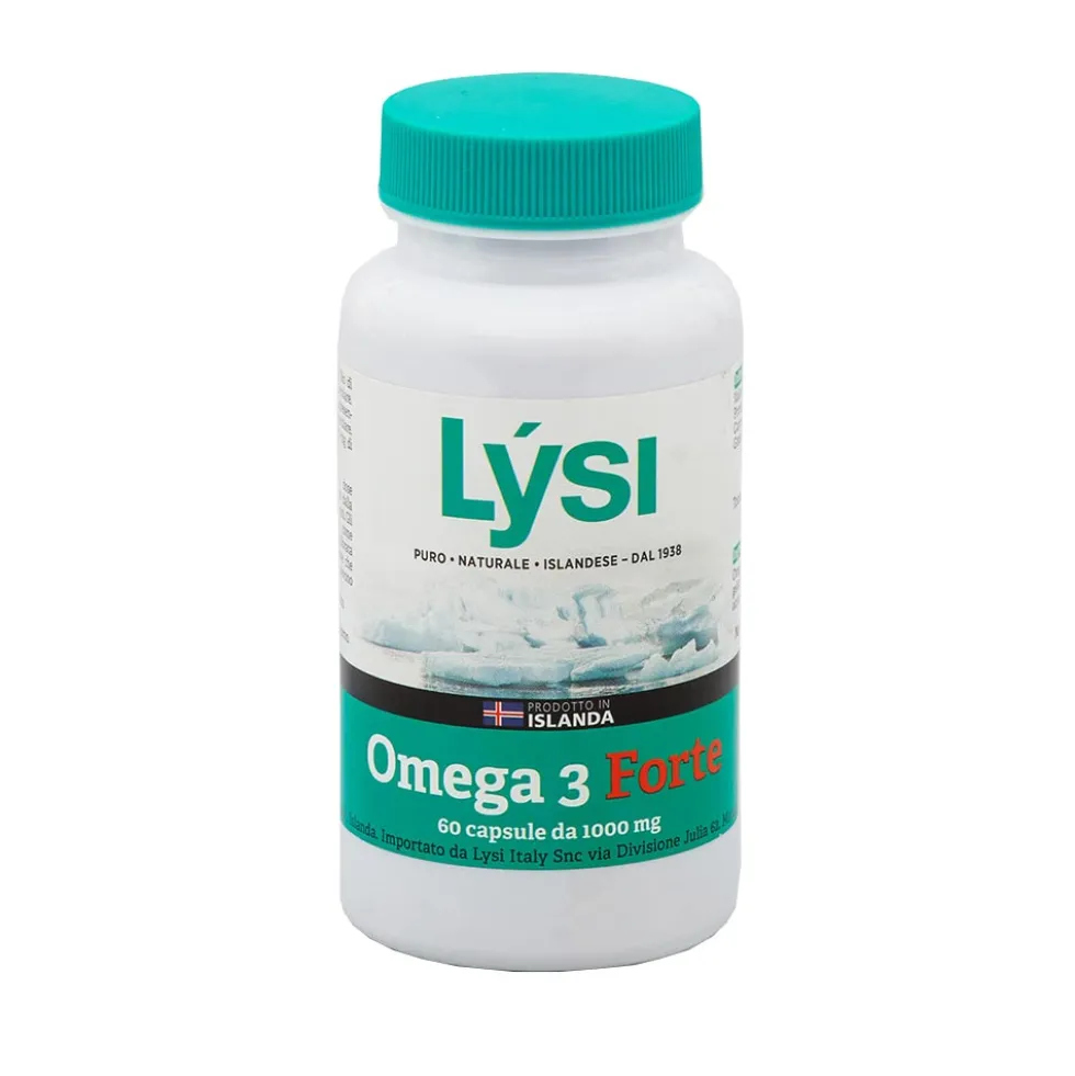 Lysi Omega 3 Forte Integratore Alimentare, 60 Capsule