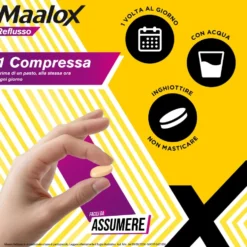Maalox Reflusso 20mg Pantoprazolo, 14 Compresse Gastroresistenti