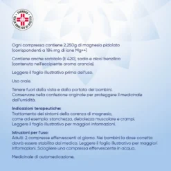 Mag 2 2,25g Magnesio Pidolato per Stati Carenziali di Magnesio, 20 Compresse Effervescenti