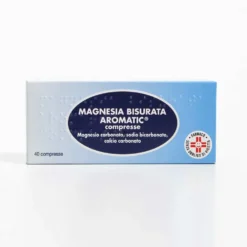Magnesia Bisurata Aromatic - Compresse antiacide per l'iperacidità gastrica, 40 compresse
