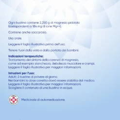 Mag 2 - Polvere per soluzione orale al limone per la carenza di magnesio, 40 bustine da 2,25 g