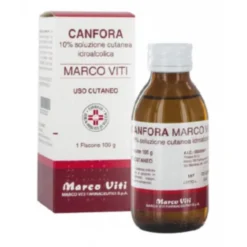 Marco Viti Canfora 10% - Soluzione cutanea idroalcolica per i dolori muscolari e articolari, 100 g
