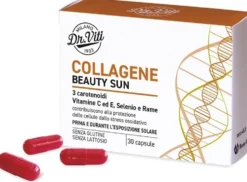 Marco Viti Collagene Beauty Sun - Integratore per la protezione della pelle al sole, 30 capsule
