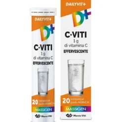 Massigen Dailyvit+ C-Viti - Integratore di vitamina C per le difese immunitarie, 20 compresse
