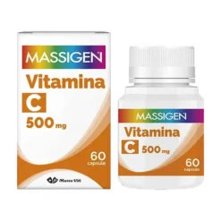 Massigen Dailyvit+ C-Viti 500 mg - Integratore di vitamina C per le difese immunitarie, 60 capsule