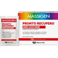 Massigen Pronto Recupero Zero Zuccheri Integratore, 14 bustine
