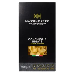 Massimo Zero Conchiglie Rigate Pasta Senza Glutine, 400g