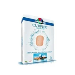 Master-Aid Cutiflex Med - Medicazione autoadesiva impermeabile per le ferite 10x6 cm, 5 cerotti