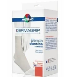 Master-Aid Dermagrip - Benda elastica coesiva per il fissaggio delle medicazioni, 4 cm x 4 m