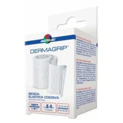 Master-Aid Dermagrip - Benda elastica coesiva compressione leggera 8 cm x 4 m, 1 benda