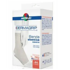 Master-Aid Dermagrip - Benda elastica coesiva compressione leggera 8 cm x 4 m, 1 benda