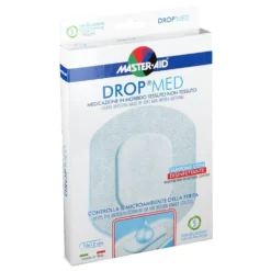 Master-Aid Drop Med - Medicazione in TNT Autoadesiva 10 x 12cm, 5 Medicazioni
