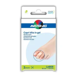 Master-Aid Foot Care - Copri dita in gel taglia S per proteggere e alleviare il dolore, 2 pezzi