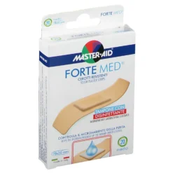 Master-Aid Fortemed - Cerotto con Tampone Disinfettante Medio, 20Cerotti