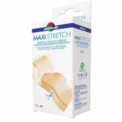 Master-Aid Maxi Stretch - Cerotto a taglio in tessuto elastico per le pelli sensibili 50 x 8 cm