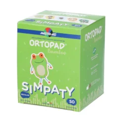 Master-Aid Ortopad Simpaty Regular - Occlusore oculare per l'ambliopia e lo strabismo, 50 pezzi