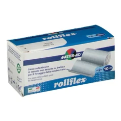 Master-Aid Rollflex - Garza Autoadesiva in TNT 10cm x 2m, 1Pezzo