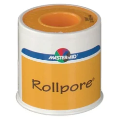 Master-Aid Rollpore - Cerotto in TNT Bianco 5m x 5cm, 1Pezzo
