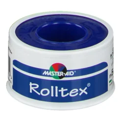 Master-Aid Rolltex - Cerotto in Tela Bianca 2,5cm x 5m, 1Pezzo