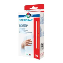 Master-Aid Sterigrap - Strip Cerotto Per Sutura 100 x 12 mm, 6 Cerotti
