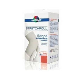 Master-Aid Stretchroll - Benda elastica coesiva compressione leggera 10 cm x 4 m, 1 benda