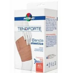 Master-Aid Tendiforte - Benda elastica a compressione forte 8cm x 7 m, 1 rotolo