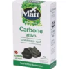 Matt Carbone attivo - Integratore alimentare per la riduzione del meteorismo, 75 compresse