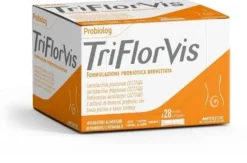 Mayoly Triflorvis Integratore probiotico con vitamina D, 28 bustine orosolubili