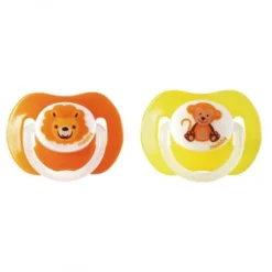 Mebby Succhietto Fisiologico Lattice 12+ M Disegno Animali 2 Pezzi