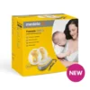 Medela Freestyle Hands-Free - Tiralatte elettrico doppio indossabile per estrarre il latte, 1 kit